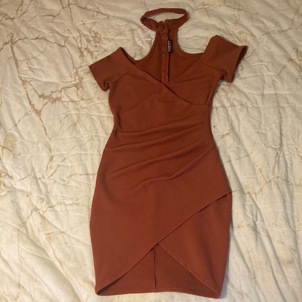 Rouched Fashion Nova Dress